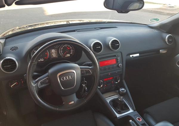 Audi A3 cena 33500 przebieg: 241000, rok produkcji 2008 z Płock małe 379